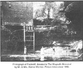 Historic photograph of Rock Mill on the Hocking River